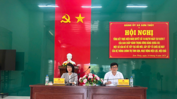 HỘI NGHỊ TỔNG KẾT THỰC HIỆN NGHỊ QUYẾT 18-NQ/TW (KHÓA XII)